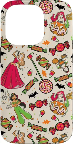 Vista 17 de iPhone 16 Disney Princess Snow White Ariel Jasmine Aurora Funda de Halloween