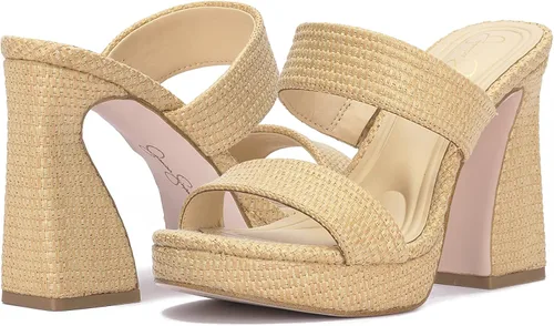 Vista 8 de Jessica Simpson Diza - Sandalias de tacón alto con plataforma para mujer