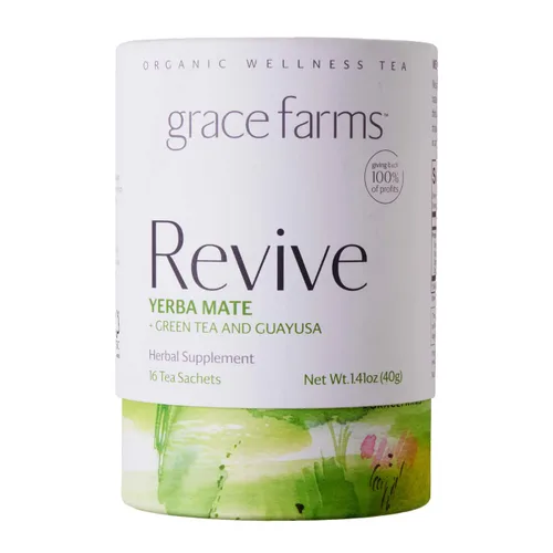 Vista 34 de Grace Farms BREATHE Wellness Mezcla de Té Orgánico (16 Sobres Piramidales) Cúrcuma y Jengibre con Hierbas Adaptogénicas Apoyo Inmunológico Sin