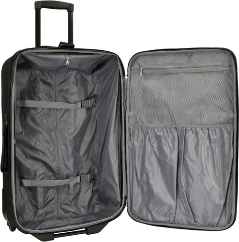 Vista 7 de Travel Select Amsterdam - Equipaje vertical y expandible con ruedas, Burgundy, Checked-Medium 25-Inch