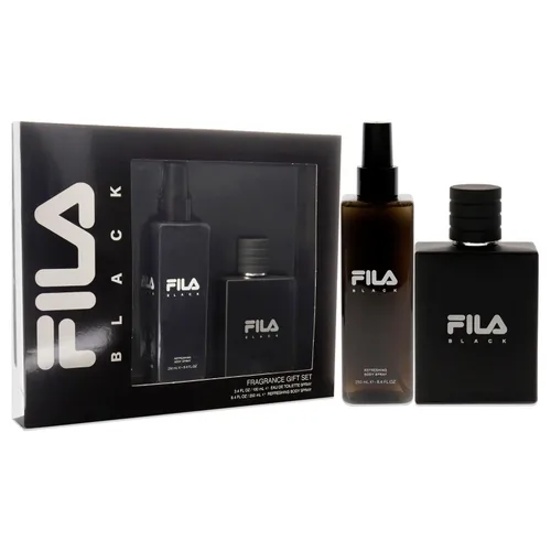 Vista 6 de FILA Black - EDT vigorizante y picante y spray corporal para hombres con notas cítricas, jazmín y ámbar - Colonia para hombres con aroma de larga