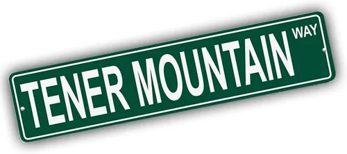 Vista 56 de Ohio Mountains Pick Your Mountain Compatible/repuesto para Acme Hill United States Mountain aluminio metal metal metal estilo letrero de calle
