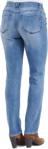 Vista 3 de Democracy Pantalones de mezclilla de pierna recta Petite Ab Solution para mujer