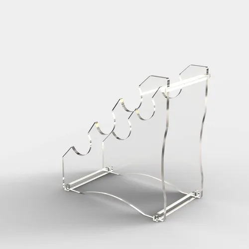 Vista 3 de WANLIAN Soporte de exhibición de sable de luz, soporte de sable de luz acrílico de escritorio para sable de luz, coleccionables de espada