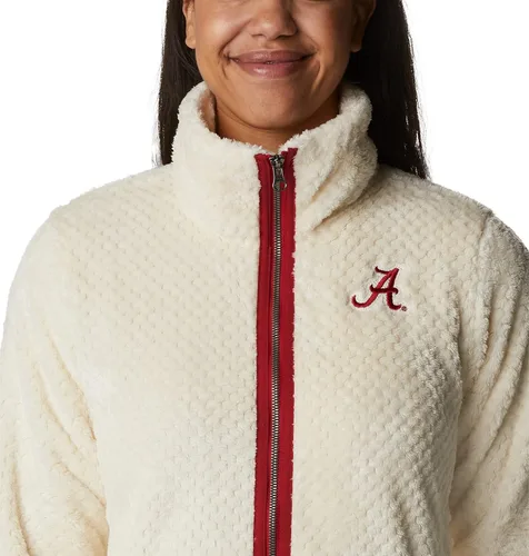 Vista 4 de Columbia Chaqueta de sherpa Collegiate Fire Side II con cierre completo para mujer