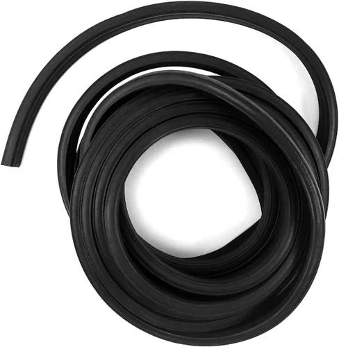Vista 7 de QWORK Sello de goma EPDM de 20 pies con bombilla superior, se adapta al borde de 1/16 a 1/8 pulgadas