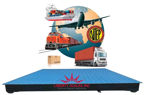Vista 5 de Liberty LS-800-4x4 - Báscula digital de suelo para almacén industrial con certificación NTEP, legal para el comercio, 48 x 48 pulgadas, báscula