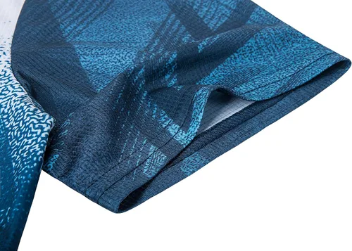 Vista 5 de Derminpro Polo de golf de manga corta con cuello elástico para hombre, de secado rápido