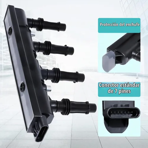 Vista 7 de Paquete de Bobina de Encendido Compatible con Chevy Cruze Sonic Trax Volt Cadillac ELR Buick Encore Turbo 1.4L 2011 2012 2013 2014 2015 2016 2017