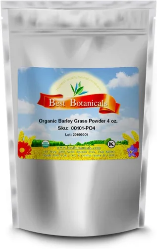 Vista 4 de Best Botanicals Hierba de cebada en polvo 4 oz (orgánico)