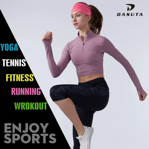 Vista 5 de Juego de 10 diademas deportivas para mujer, para yoga, deportes, correr, viajes, fitness, elásticas, transpirables, antideslizantes, multiusos