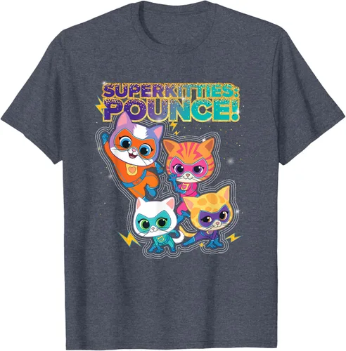 Vista 71 de Disney Junior SuperKitties Pounce! Camiseta de equipo completo, talla S