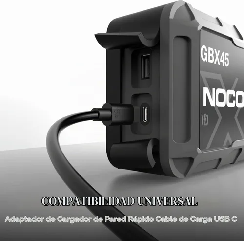 Vista 4 de Cargador de 5 V compatible con NOCO Boost X GBX45 GBX55 GBX75 GBX155 Sport Battery Jump Starter Cable de alimentación