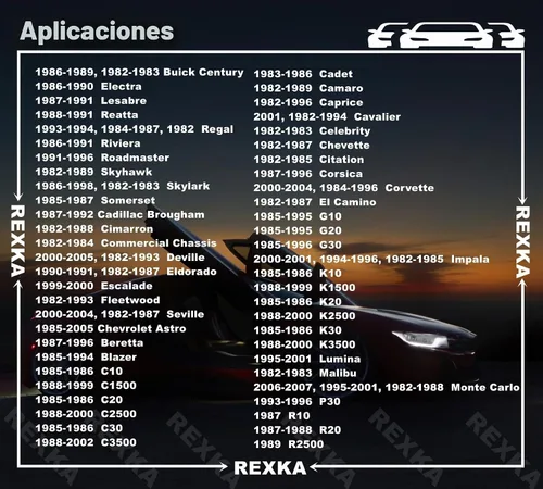 Vista 4 de Rexka 10 piezas de bisel de faro de nylon, tuercas de tornillo de parrilla #8 o #10 Tamaño de tornillo Compatible con GM 3919773 Chevy Buick