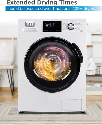 Vista 8 de BLACK+DECKER Washer and Dryer Combo, 2.7 Cu. Ft. Capacity, BCW27MW, White