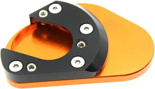 Vista 17 de Krace Soporte lateral para motocicleta, placa de ampliación de pie lateral, almohadilla de extensión para Yamaha YZF R1 2009-2016