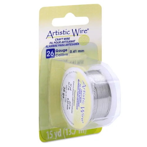 Vista 14 de Artistic Wire, alambre para manualidades de calibre 18, resistente a las manchas, color cobre envejecido en color latón antiguo, 4 yardas