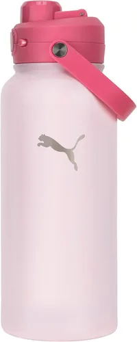 Vista 10 de PUMA Botella de agua de acero inoxidable aislada de 32 onzas unisex para adultos con asa de transporte