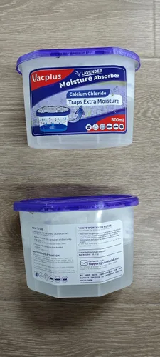 Vista 2 de Vacplus Absorbedores de humedad, cajas absorbentes de humedad de 10.5 onzas que atraen la humedad adicional de tu baño, armario, cocina y estudio