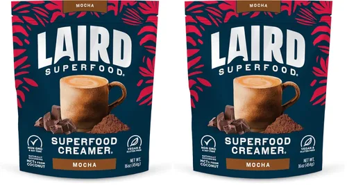Vista 28 de Laird Superfood Creamer - Crema en polvo sabor a cacao, 8 onzas