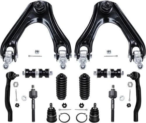 Vista 88 de Detroit Axle - Kit de extremo de 12 piezas para Ford Explorer Mercury Mountaineer 1998-2001 1999 2000, 2 brazos de control delanteros superiores
