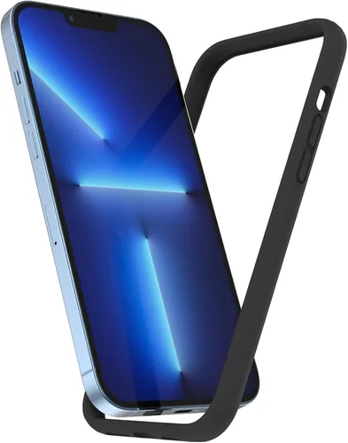 Vista 16 de Funda de silicona líquida para iPhone 12/12 Pro de 6.1 pulgadas, color negro [Absorción de golpes] [Protección de borde elevado]