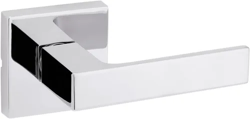 Vista 26 de Kwikset Singapore - Manija de puerta de cromo pulido (2 unidades)