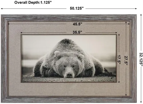 Vista 5 de Uttermost Deep Sleep - Impresión artística enmarcada con fotos de 50 pulgadas de ancho