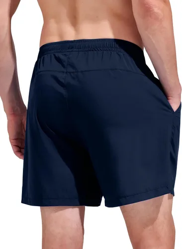 Vista 5 de Aleture Men's 5" Running Shorts Quick Dry Athletic Workout Gym Shorts with Pockets