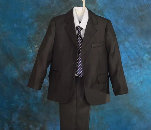 Vista 2 de Lito Angels Conjunto de 5 piezas de vestir formal para niños 008