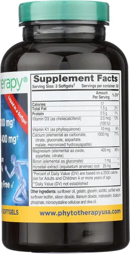 Vista 7 de Calcio líquido con cápsulas blandas de magnesio, 1000 mg, 180