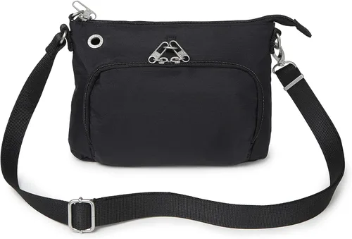 Vista 4 de Baggallini Securtex™ - Bandolera antirrobo Negro