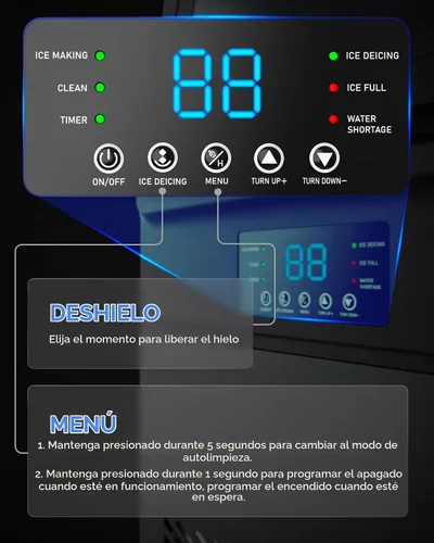 Vista 2 de Máquina comercial para hacer hielo