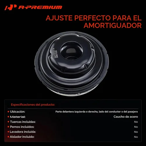 Vista 3 de A-Premium - Soporte de suspensión delantera compatible con Chevrolet