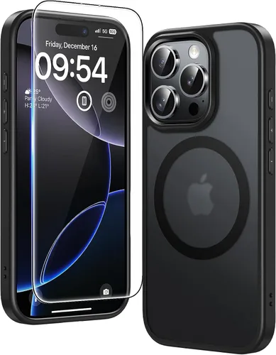 Vista 106 de TAURI Funda para iPhone 17, antiamarilleamiento con protector de pantalla, protección de grado militar, a prueba de golpes, delgada para iPhone 17