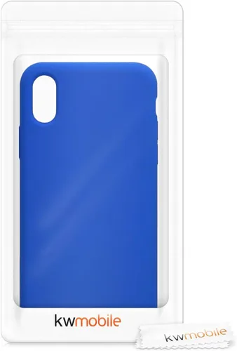 Vista 7 de kwmobile - Funda de silicona TPU compatible con iPhone XR, funda suave y flexible de goma, color blanco