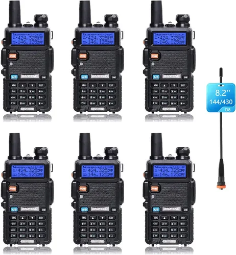 Vista 9 de Baofeng UV-5RE Plus 8W Radios de doble banda de 2 vías de largo alcance