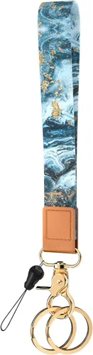 Vista 11 de Llavero de pulsera para mujeres y hombres, soporte para llavero, cordón de muñeca para llaves Animal