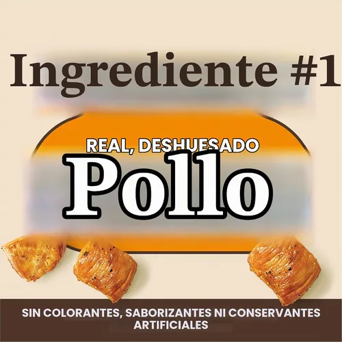 Vista 3 de Merrick Power Bites - Golosinas suaves y masticables para perros, sin gluten ni granos, completamente naturales