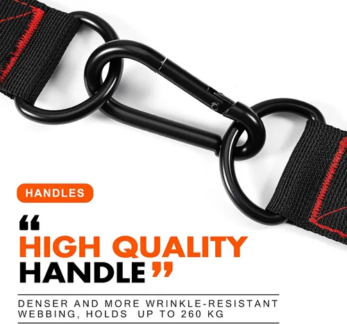 Vista 7 de HPYGN Mango de ejercicio, equipo de fitness de repuesto para pilates, yoga, entrenador de fuerza, gimnasio en casa extraíble, rojo, gris, azul mango