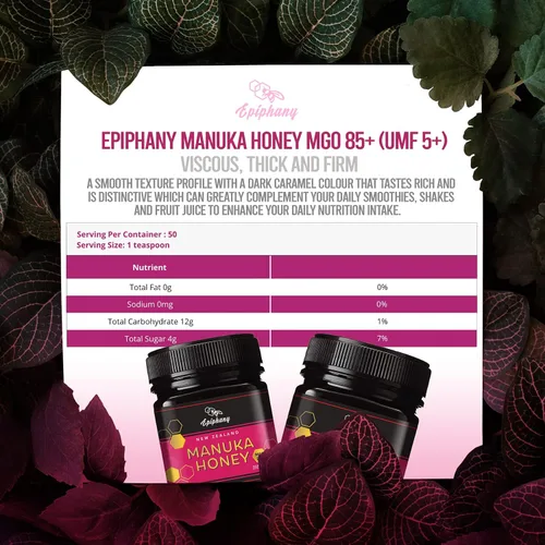 Vista 4 de Miel de Manuka por Epifanía MGO 85+ (UMF 5+) Importado de Nueva Zelanda