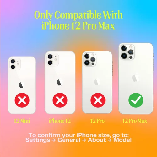 Vista 3 de FELONY CASE - Funda Puffer Naranja Neón para iPhone 12 Pro Max, Cubierta Brillante Transparente Acolchada con Parachoques a Prueba de Golpes - Funda