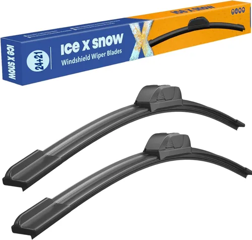 Vista 62 de Escobillas limpiaparabrisas repelentes al agua de 13"+13" de repuesto para JEEP Wrangler TJ 2006 2005 2004 2003 2002 2001 2000 1999 1998 1997