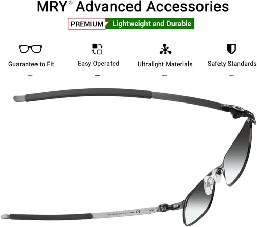 Vista 3 de Mryok Auriculares de repuesto para gafas Oakley TincupTincup 0.5PitchmanWheel House OX8050 OX8096 OX8105 OO9439 - Opciones
