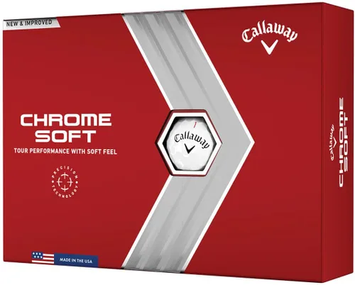 Vista 6 de Callaway Pelotas de golf suaves cromadas 2022 (True Track (rojo/azul)