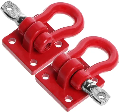 Vista 2 de ShareGoo - Ganchos de metal para remolque de remolque a control remoto, con hebilla, grilletes de cabrestante, accesorios de decoración a control