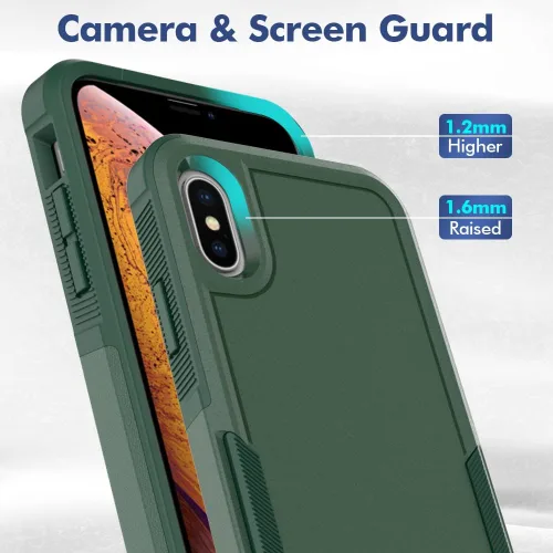 Vista 164 de Jeylly Funda para iPhone SE/Funda para iPhone 5S, Exterior de Plástico Duro que Absorbe Golpes + Interior de Silicona de Goma Defensor contra