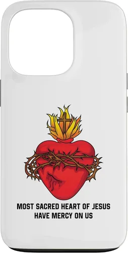 Vista 10 de iPhone 16 Most Sacred Heart of Jesus Design Case