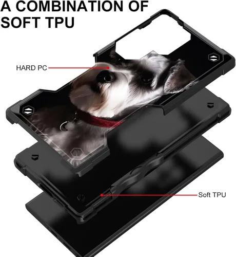 Vista 640 de Funda para Galaxy A14 5G, [Doble Capa][Protección contra Caídas de Grado Militar de 10 Pies] [Antideslizante] Funda Resistente a Prueba de Golpes