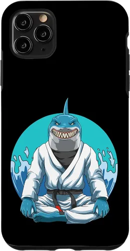 Vista 13 de Funda para iPhone 16 Jiu Jitsu Shark